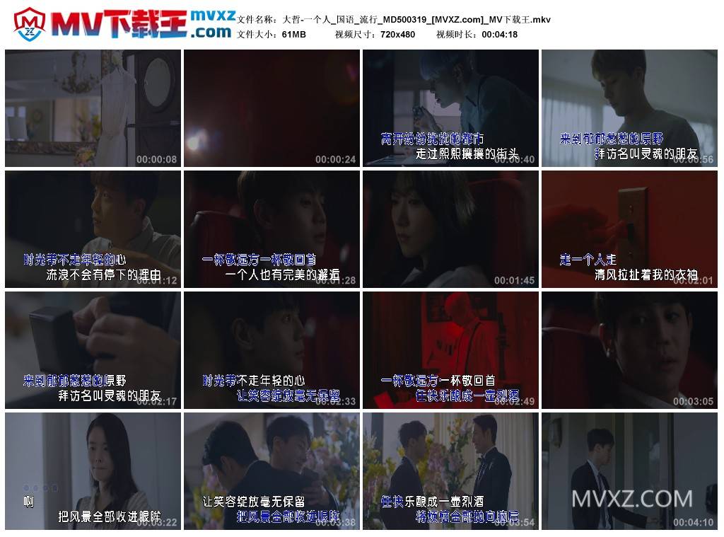 大哲-一个人_国语_流行_MD500319
